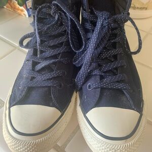 Converse Dark Blue High-Tops unisex Men’s 10 Women’s 12